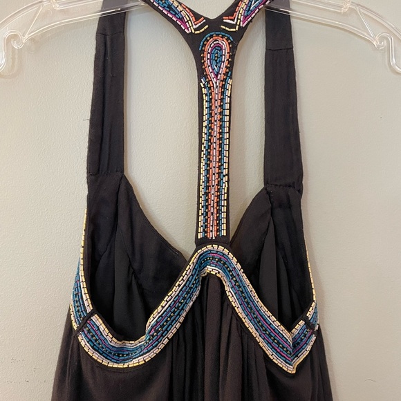 French Connection Beaded Halter-Style Top. Size 4 - Picture 5 of 15